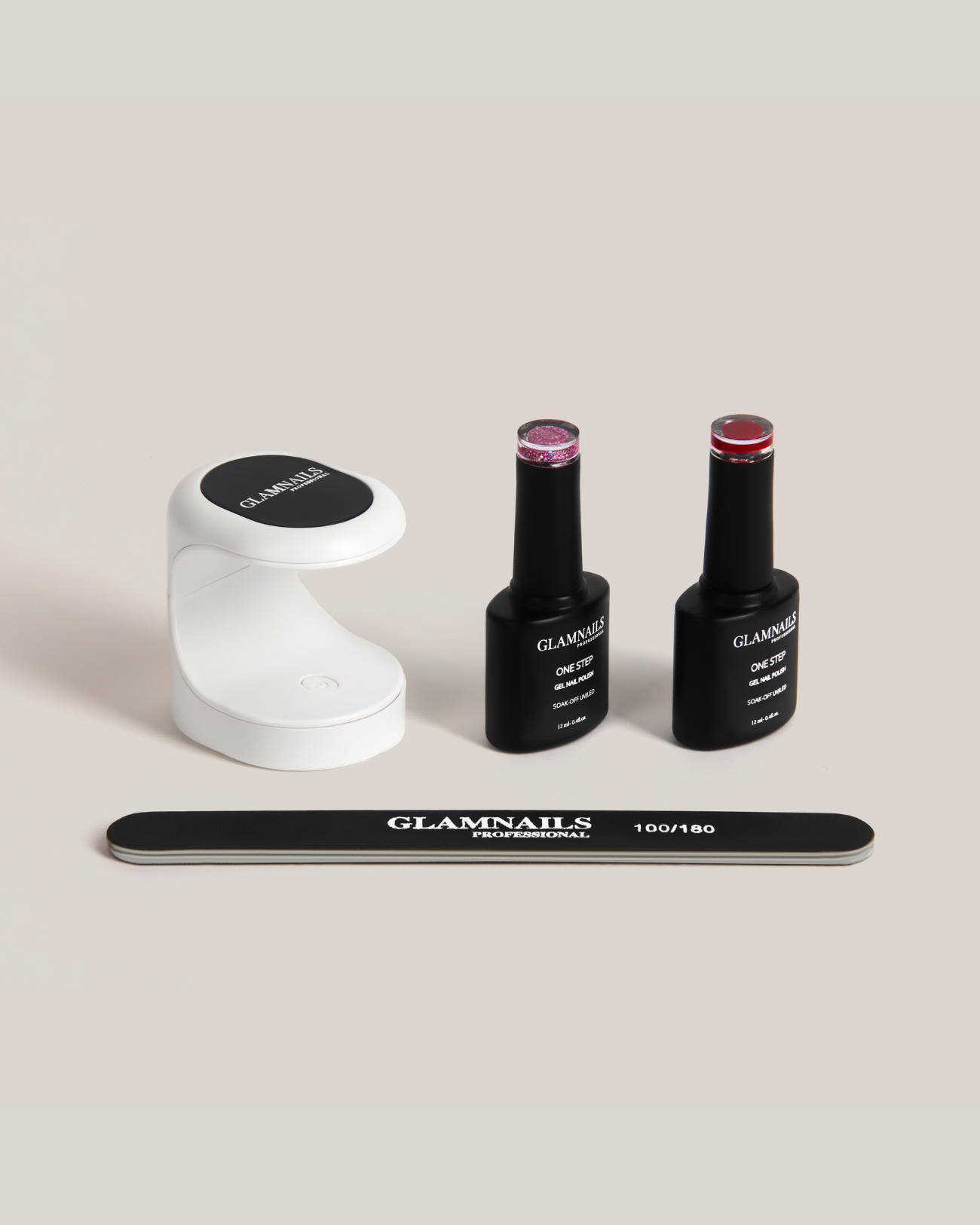 Glamnailsprofessional Gezondheid & beauty > Nagelverzorging > Nagelgel One Step Gellak Basic Starterset | 1+1 Gratis Kleuren
