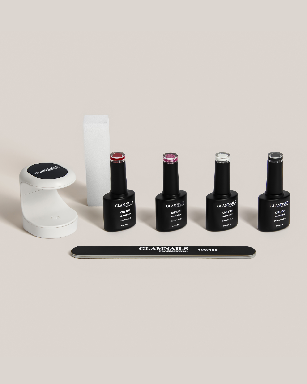 Glamnailsprofessional Gezondheid & beauty > Nagelverzorging > Nagelgel One Step Gellak Premium Starterset | 2+2 Gratis Kleuren