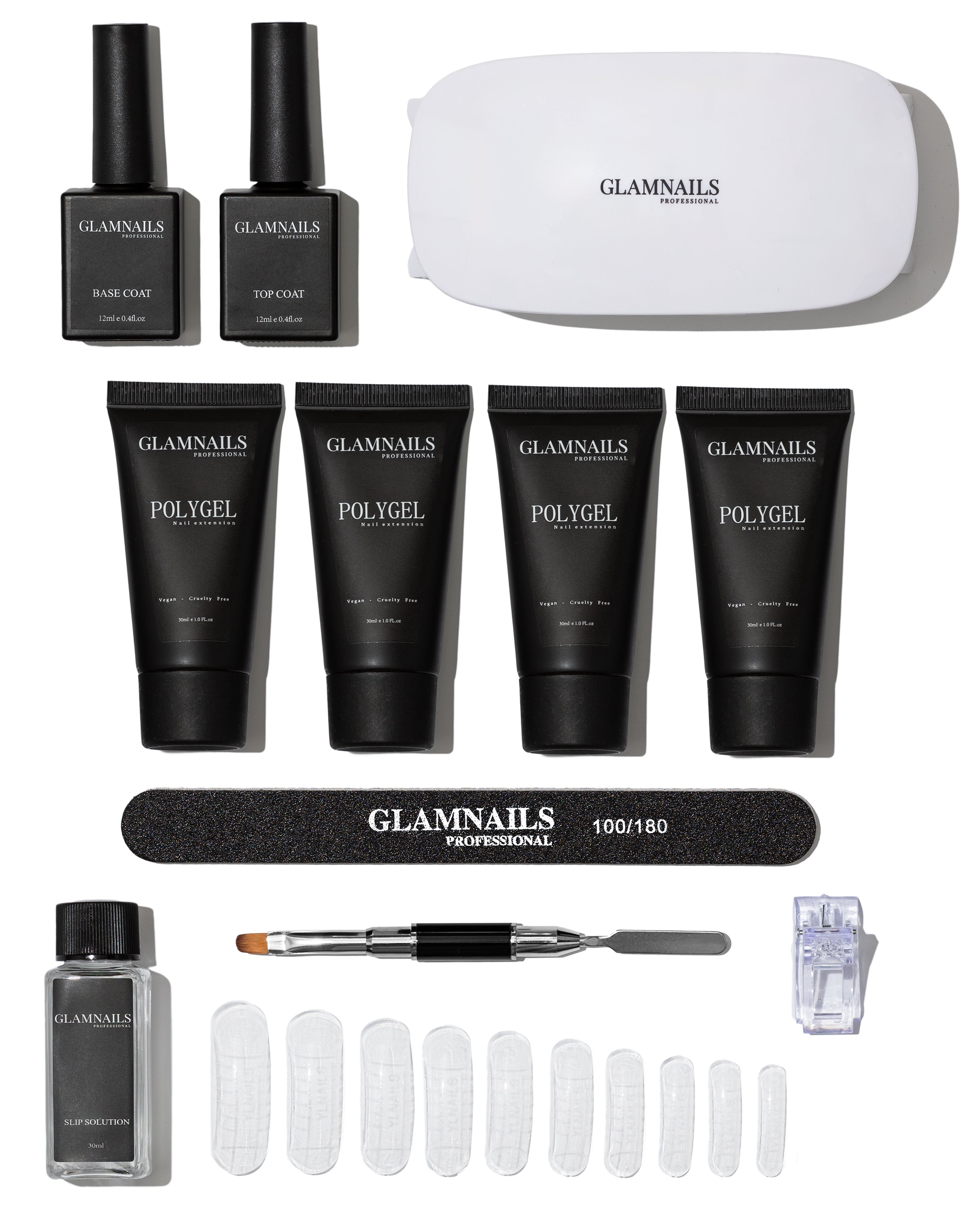 Glamnailsprofessional Gezondheid & beauty > Nagelverzorging > Nagelgel Polygel Starterset | 2+2 Gratis Kleuren